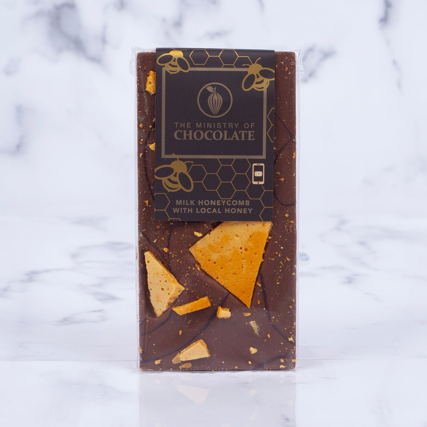 Honeycomb Chocolate by Ministry of Chocolate. Featured in The Cheese Dream Gift Hamper by Artisan Hamper Company