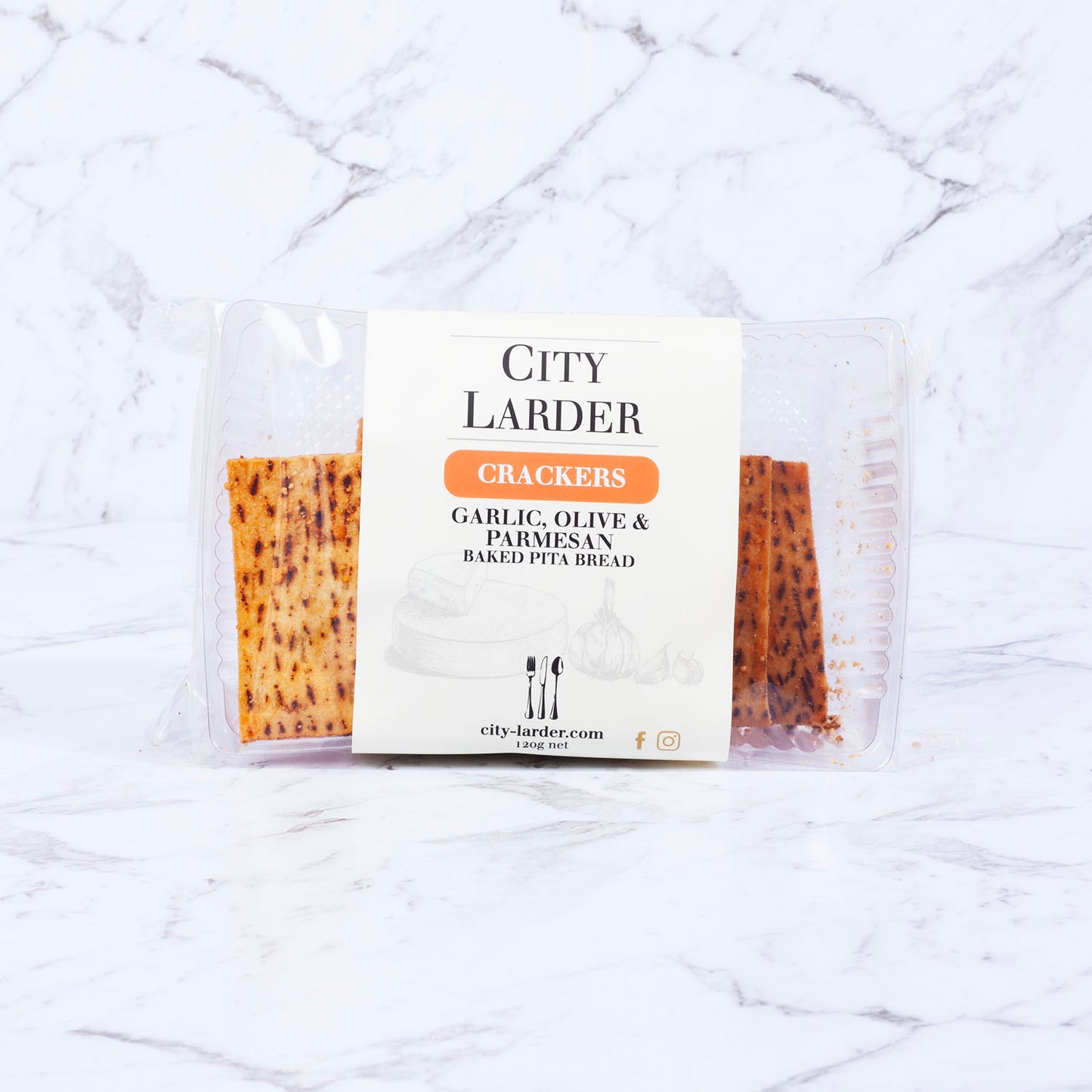 Pita Crisps by City Larder. Featured in The Gourmet Goodies Gift Hamper by Artisan Hamper Company