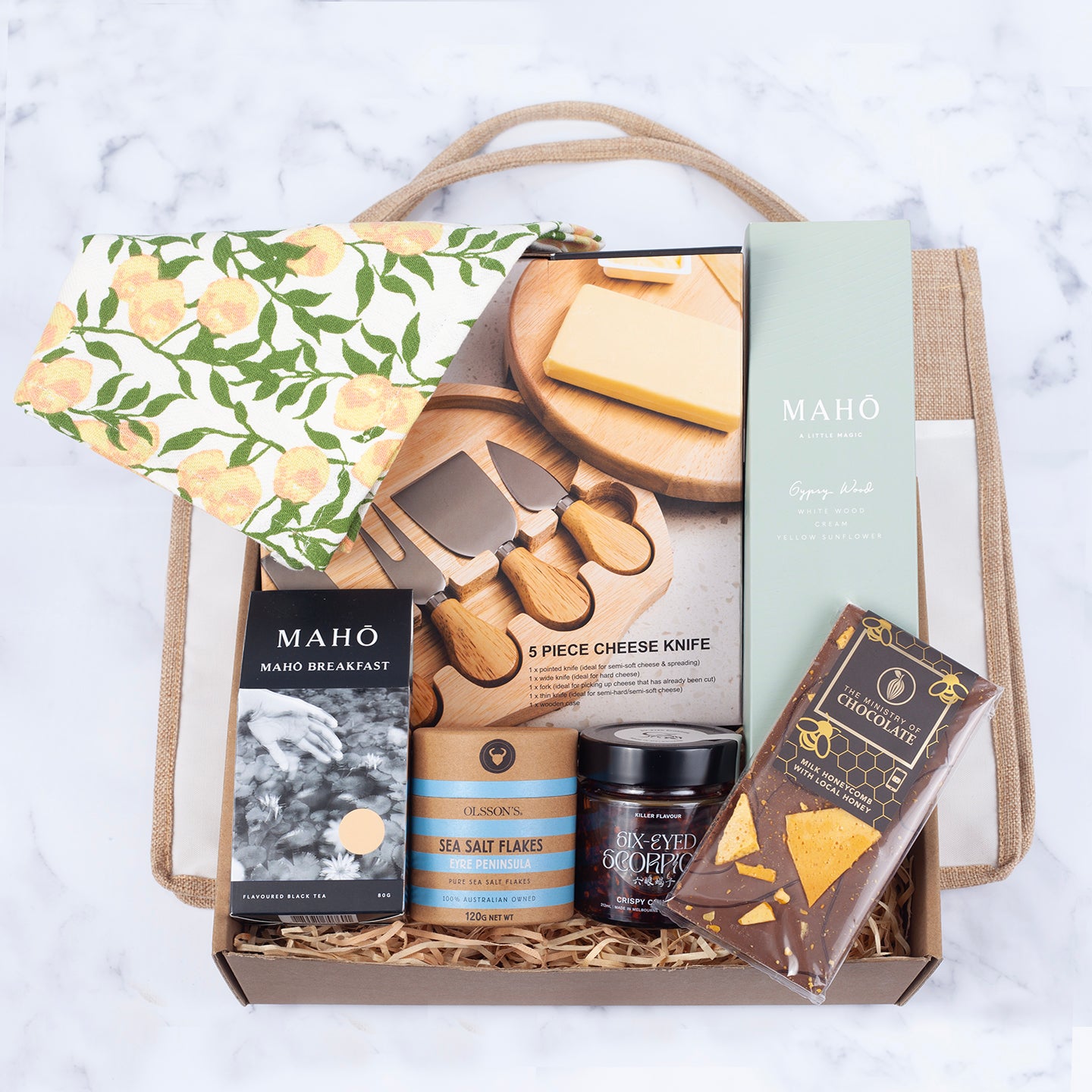 The Hamper Sweet Home Gift Hamper by Artisan Hamper Company. The perfect gift for any occasion including Housewarming gifts, settlement gifts, wedding gifts and engagement gifts