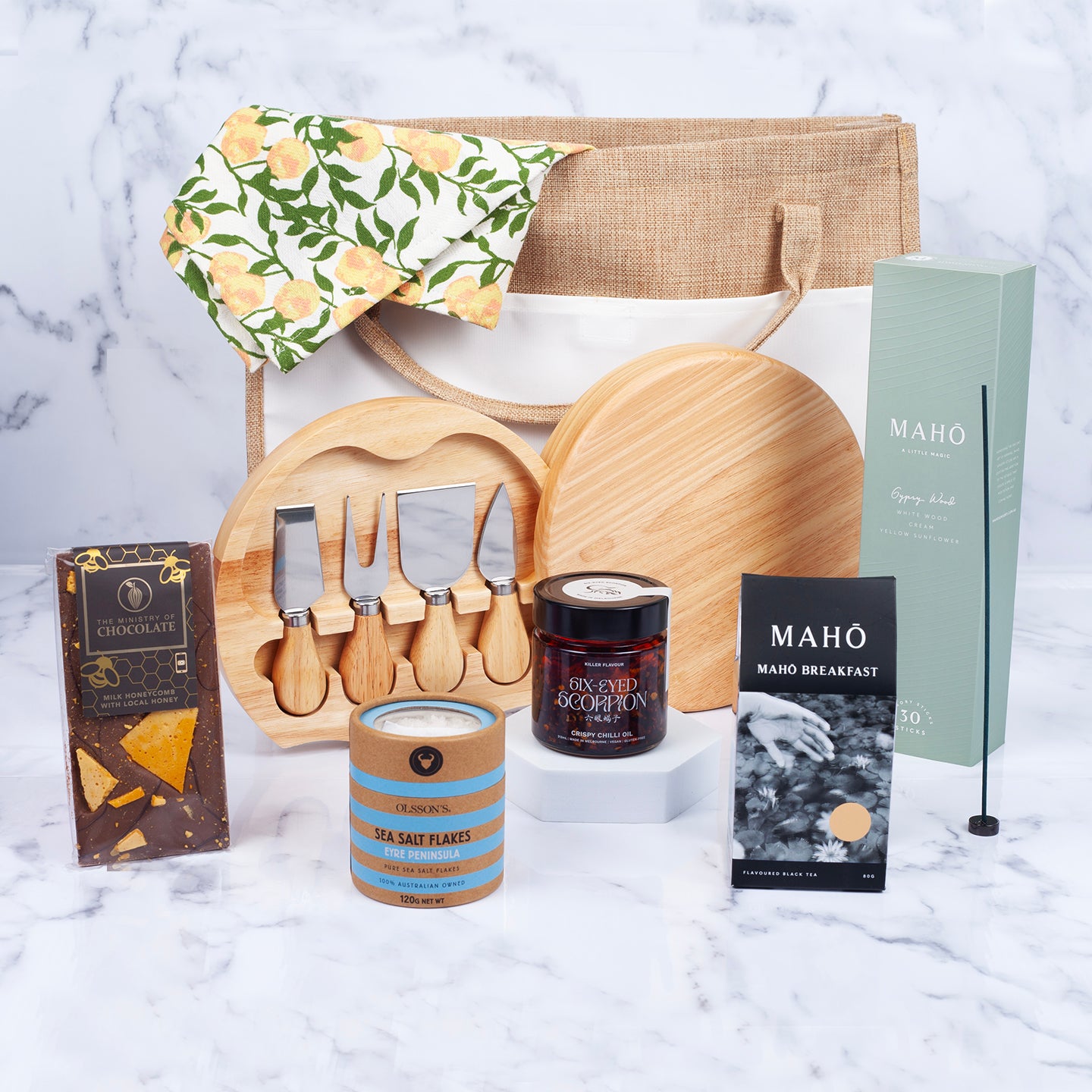 The Hamper Sweet Home Gift Hamper by Artisan Hamper Company. The perfect gift for any occasion including Housewarming gifts, settlement gifts, wedding gifts and engagement gifts