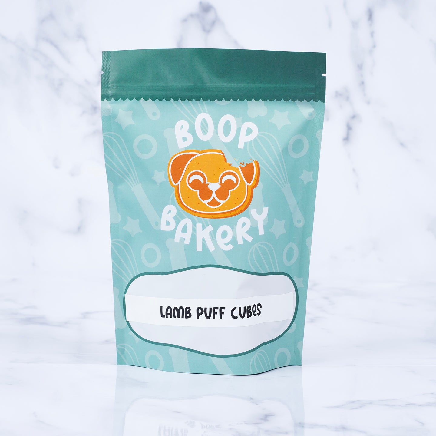 Lamb Puff Cubes by Boop Bakery. Featured in The Pawsome Dog Hamper by Artisan Hamper Company